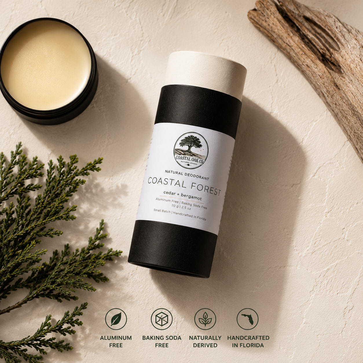 Coastal Forest Natural Deodorant