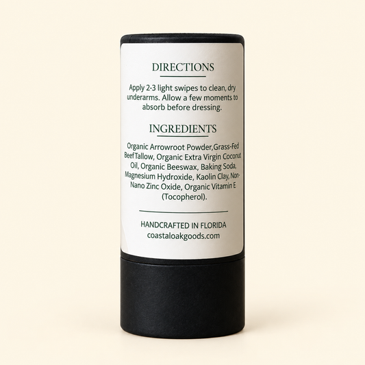 Coastal Oak Unscented Natural Deodorant
