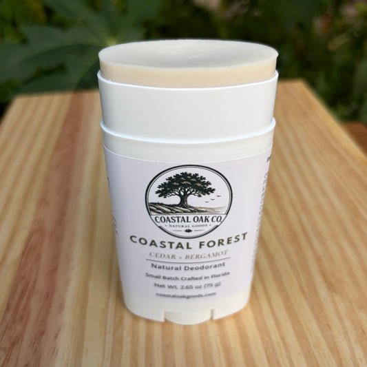 Coastal Forest Natural Deodorant | Cedar + Bergamot