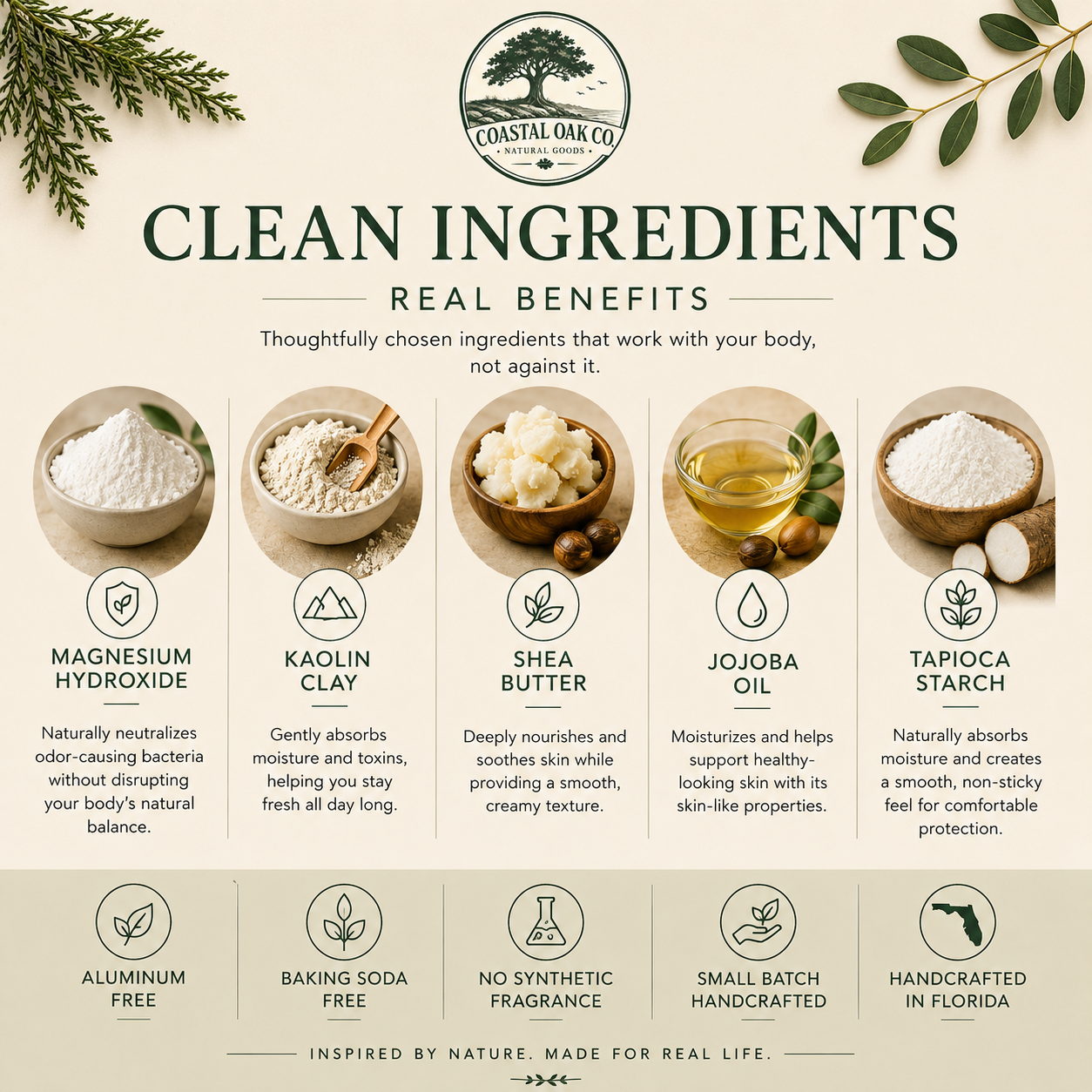 Coastal Forest Natural Deodorant