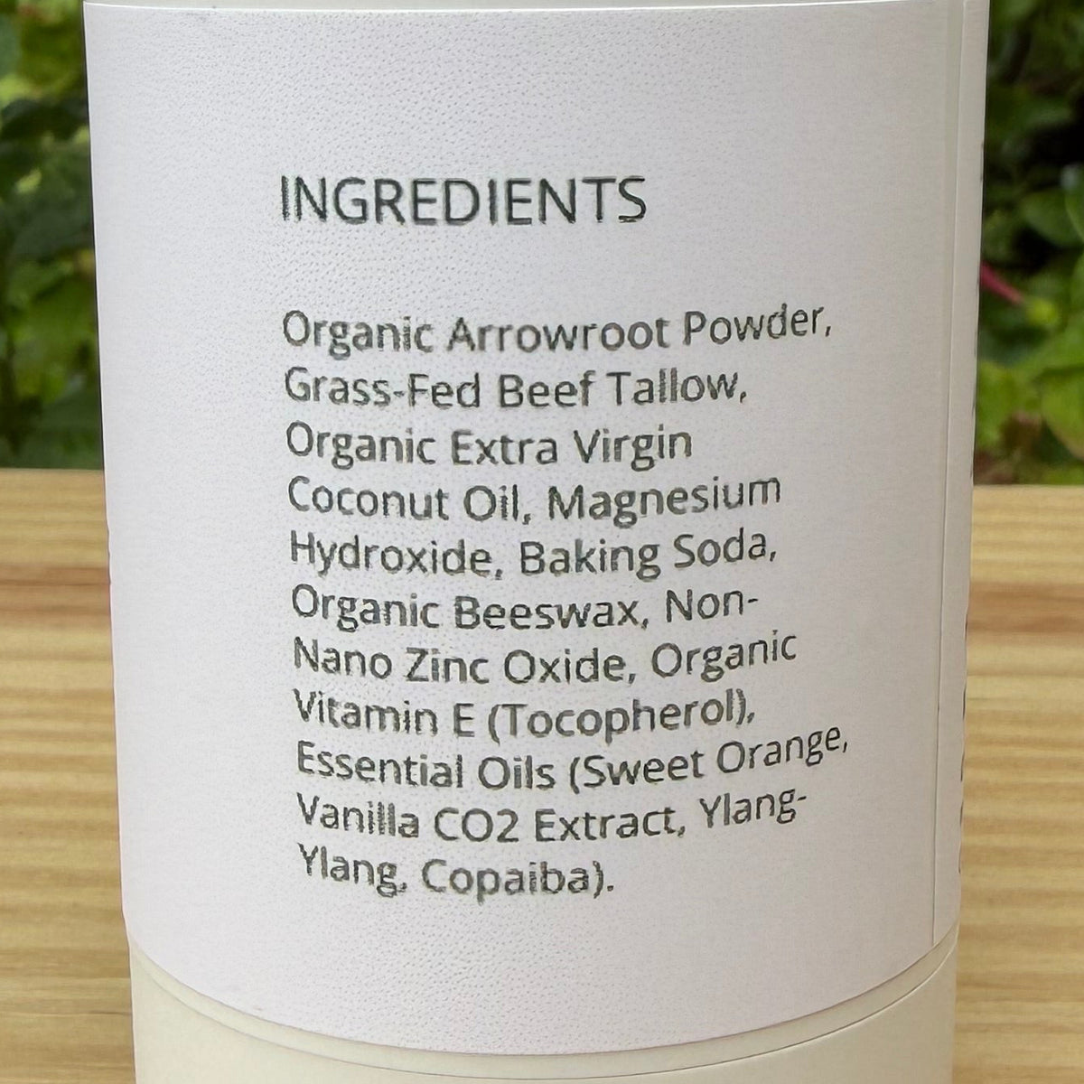 Coastal Cove Natural Deodorant | Vanilla + Orange