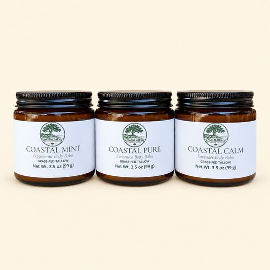 Coastal Oak Body Balm Trio