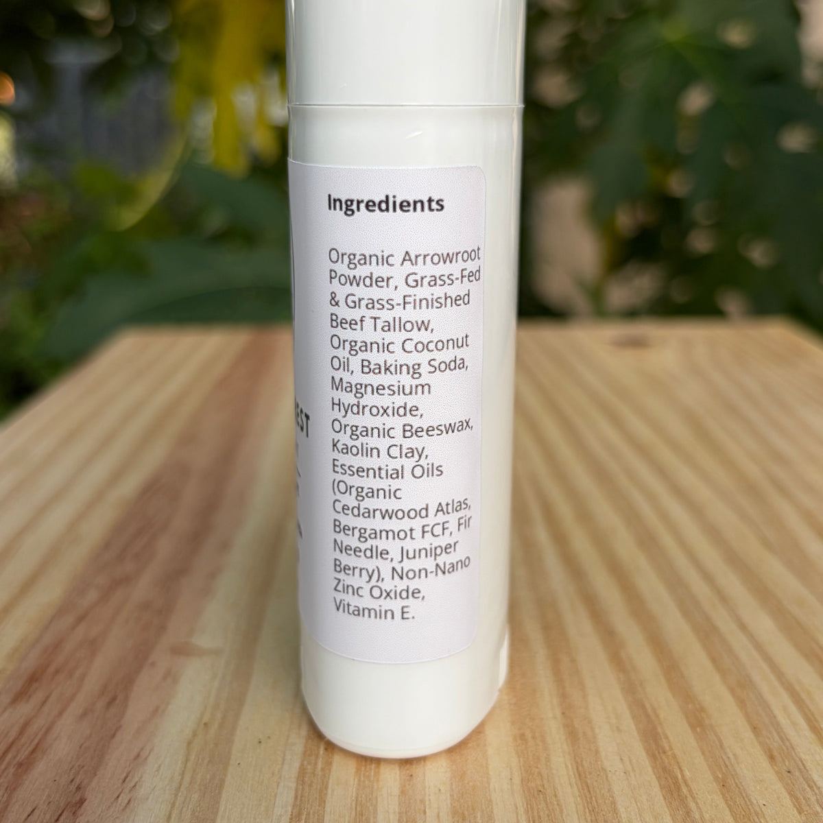 Coastal Forest Natural Deodorant | Cedar + Bergamot